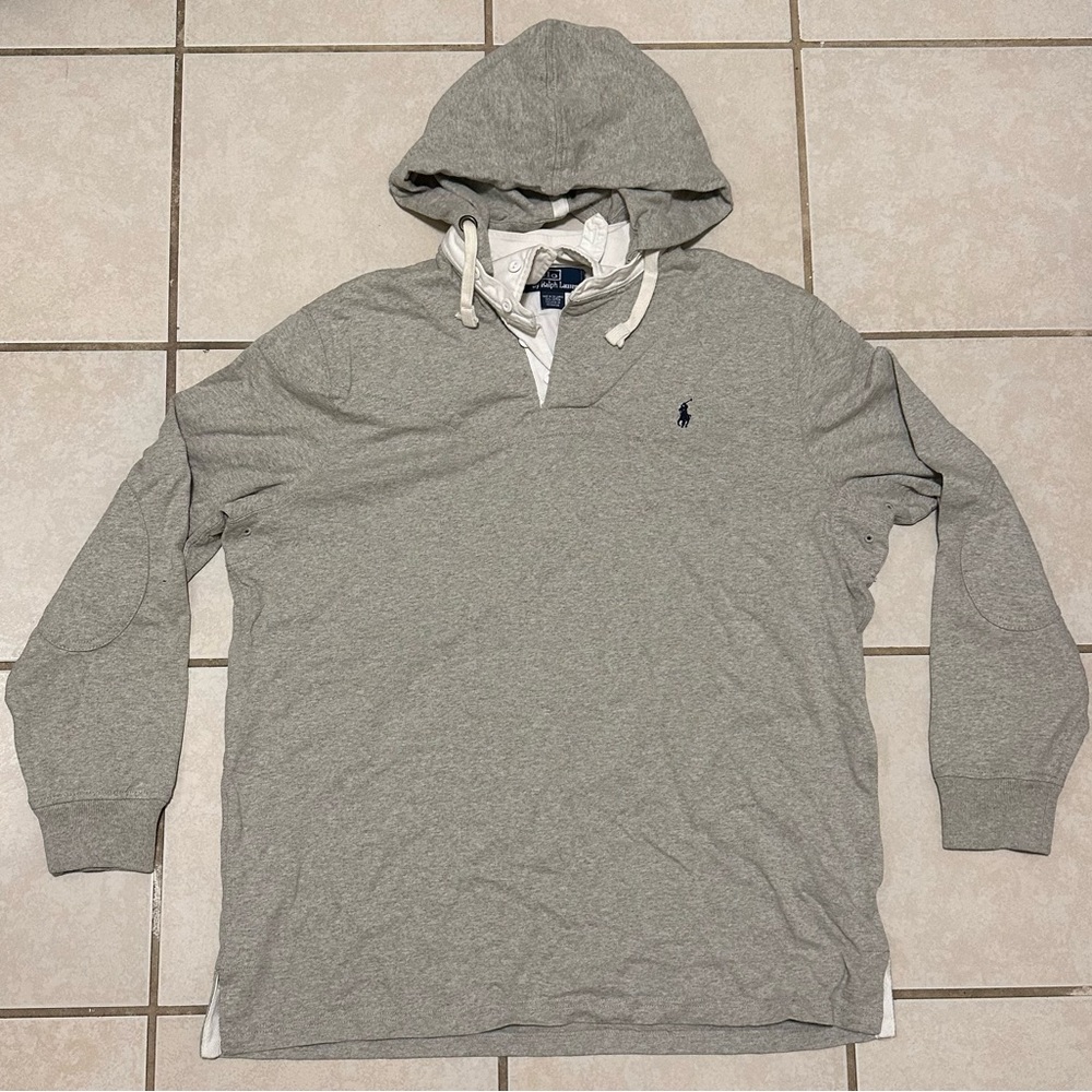 Polo Long Sleeve Hooded Shirt
